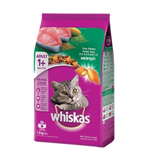 WHISKAS TUNA ADULT 1.2KG